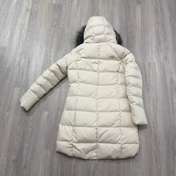 The North Face Hey Mama Parkina Parka Coat Women's Medium Vintage White 550 Down - Picture 9 of 10